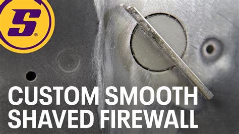 Smoothing a Firewall: Build a Custom Shaved Engine Bay